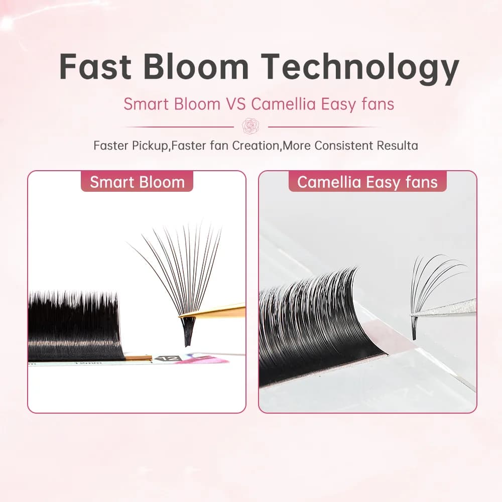 Easy Fanning Smart Bloom gemengde lengte wimpers