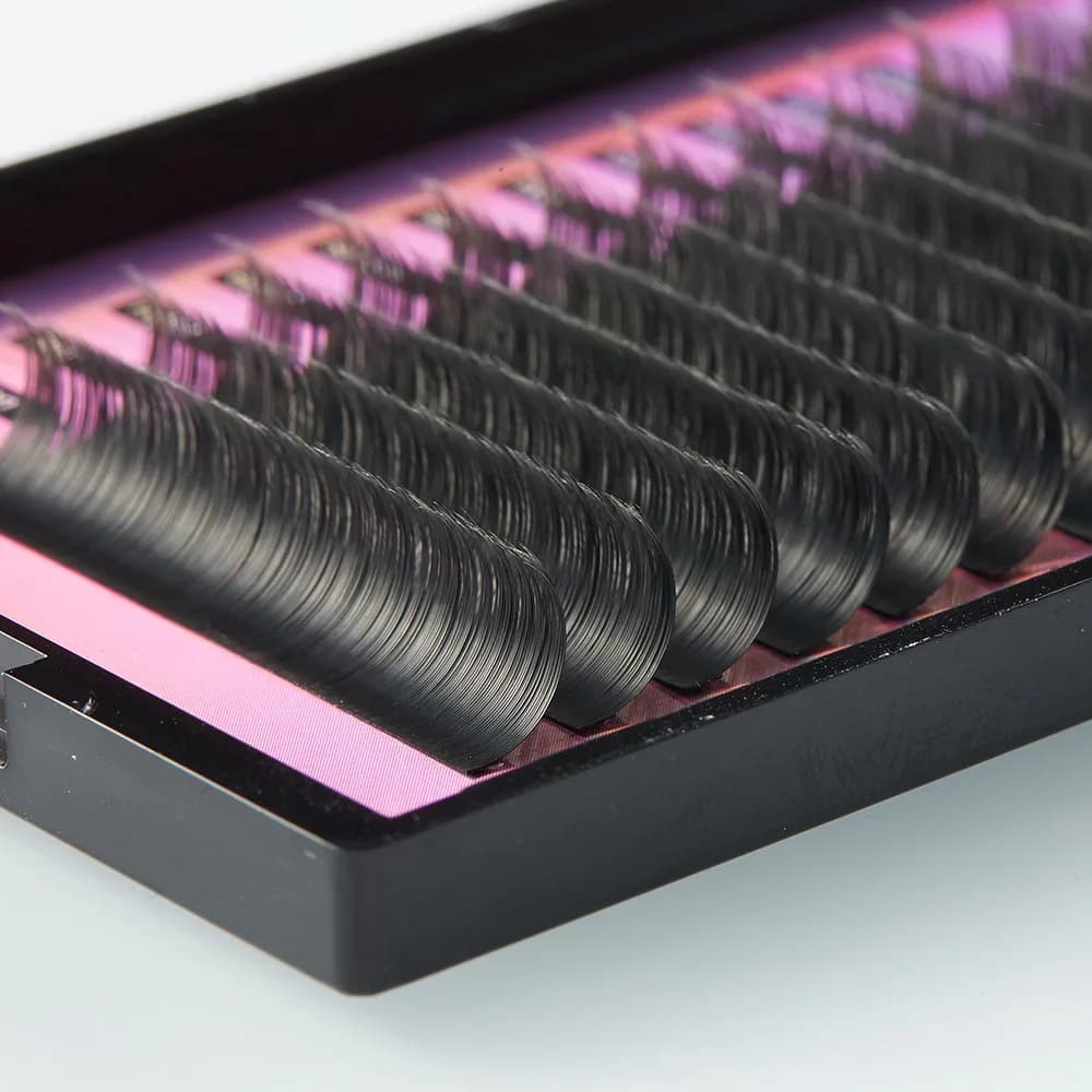 Air ultra-zachte platte ellips tip individuele wimperextensions