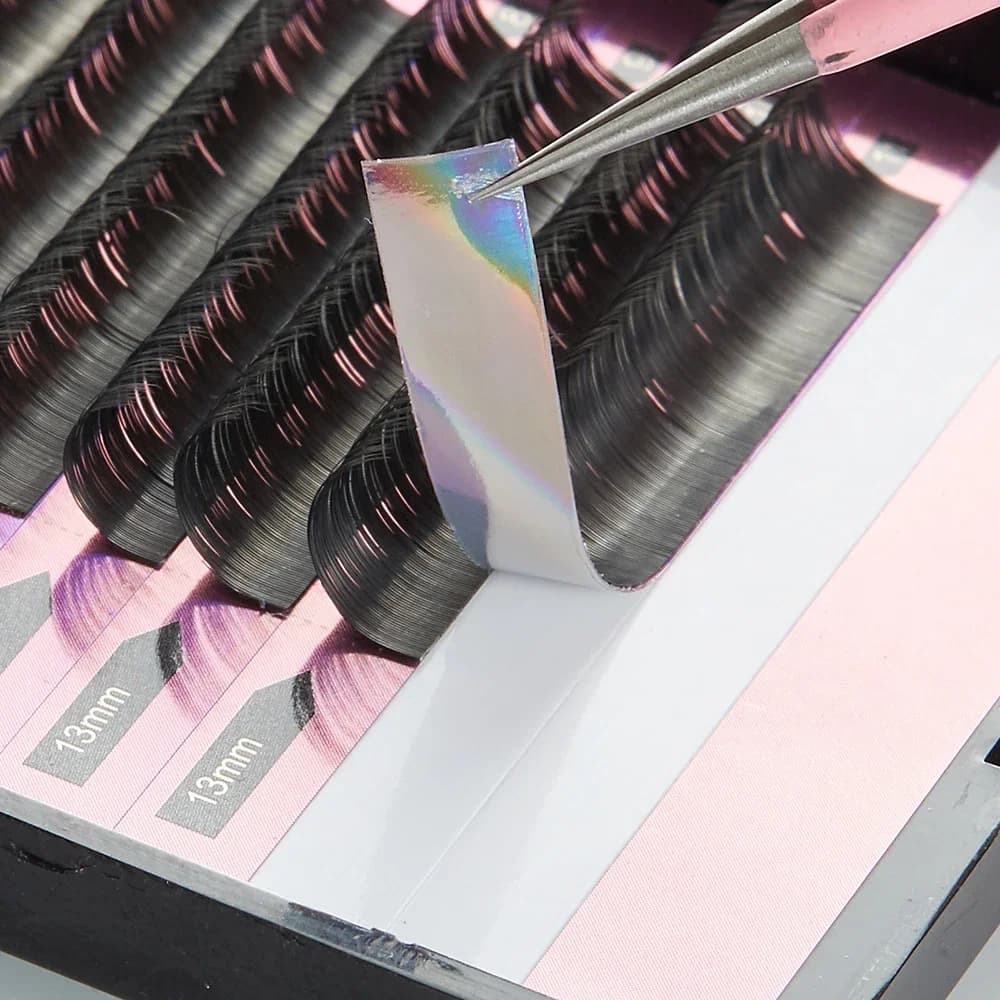 Air ultra-zachte platte ellips tip individuele wimperextensions
