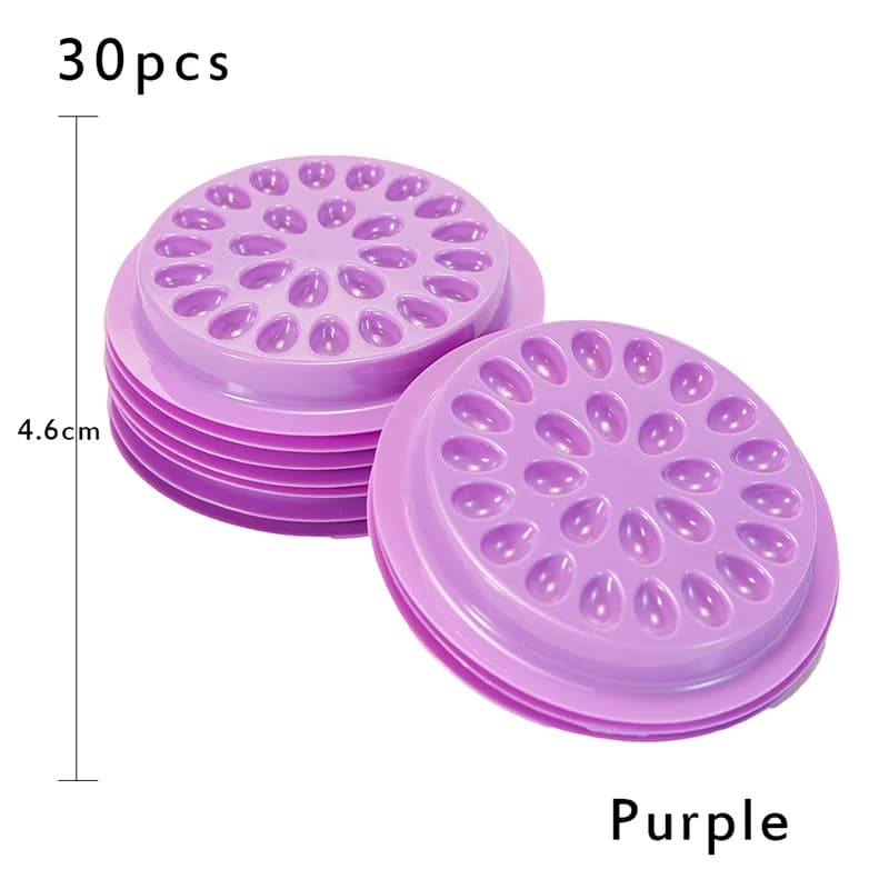 Bloemvormige plastic lijmhouder voor wimperextensions