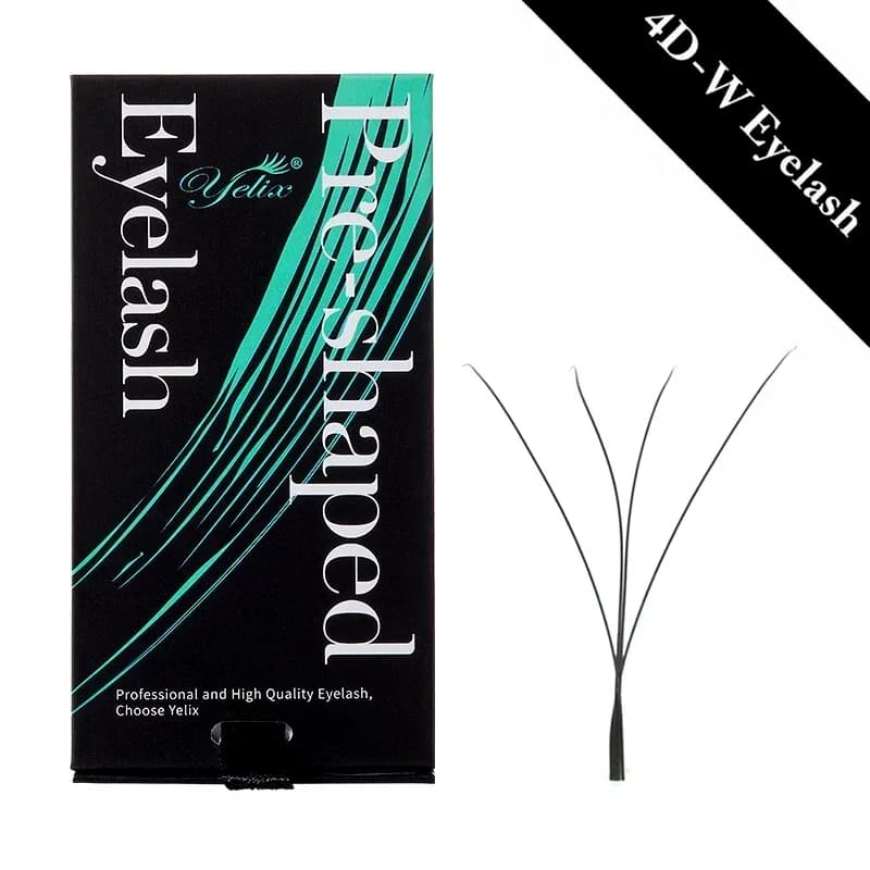 W-vormige 4D voorgevormde fans 0.07mm D Curl