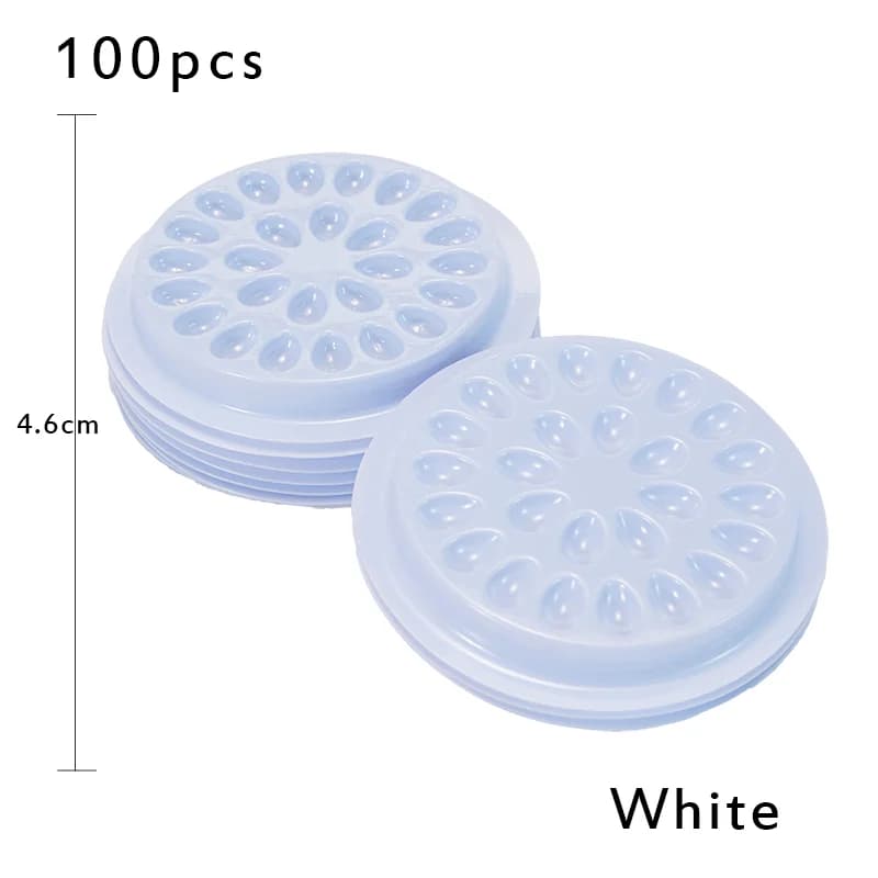 Bloemvormige plastic lijmhouder voor wimperextensions