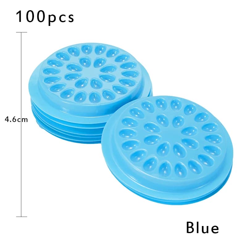 Bloemvormige plastic lijmhouder voor wimperextensions