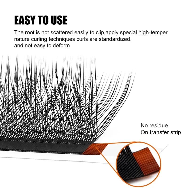 YY 3D-5D voorgevormde Bloom volume waaiers