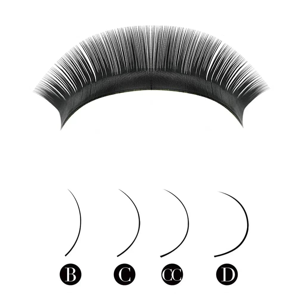 Makkelijk Fanning Volume Wimperextensions 8-25mm