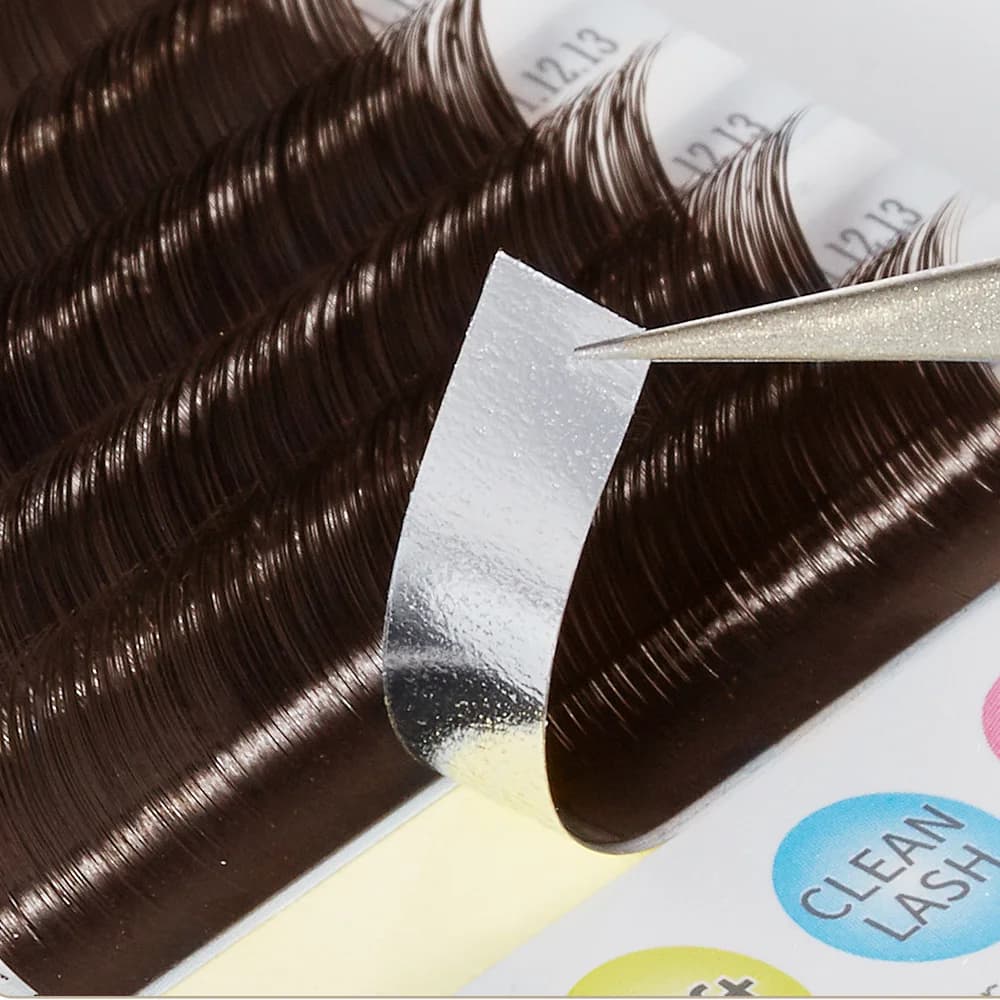 Donkerbruine Easy Bloom Volume Wimperextensions
