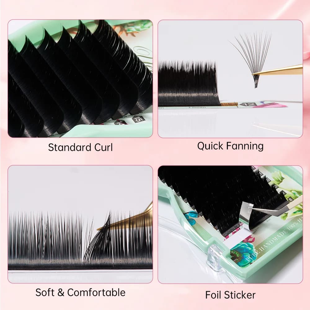 Easy Fanning Smart Bloom gemengde lengte wimpers
