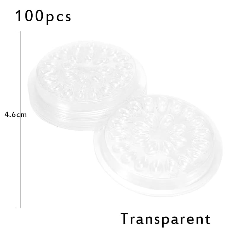 Bloemvormige plastic lijmhouder voor wimperextensions