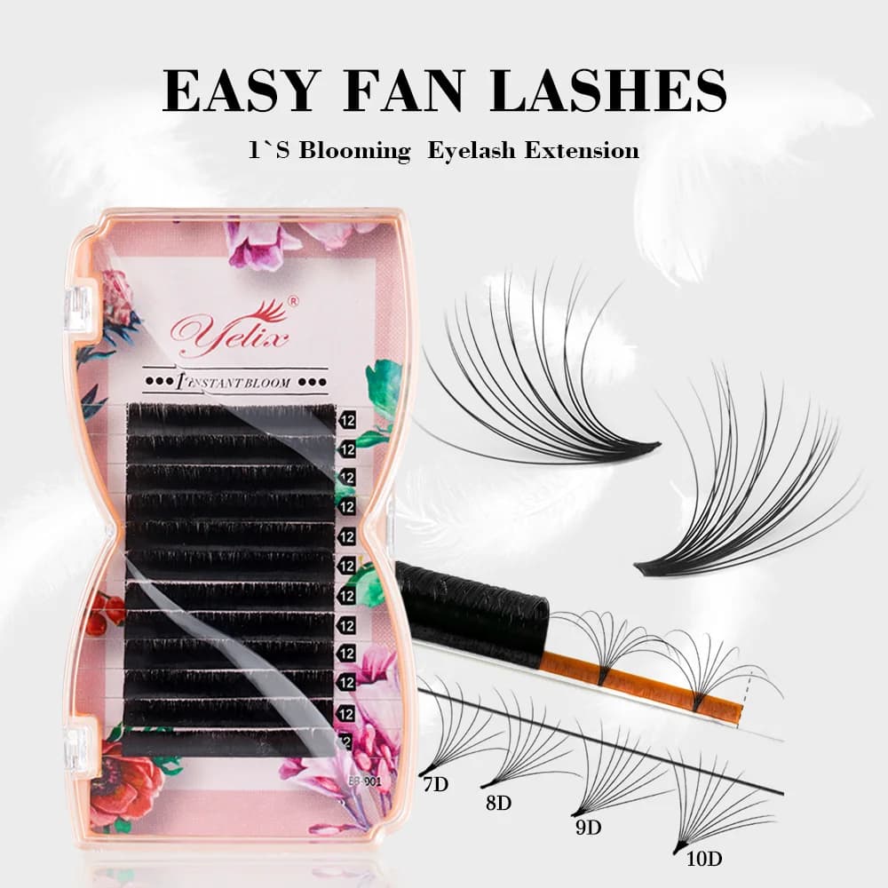 Easy Fan Mega Volume Wimperextensions, 0.03/0.05mm