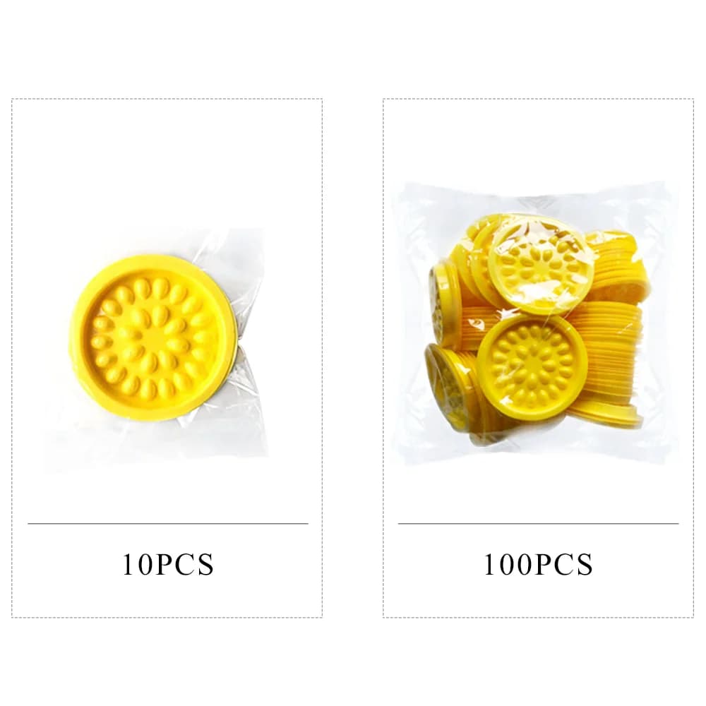 Bloemvormige plastic lijmhouder voor wimperextensions