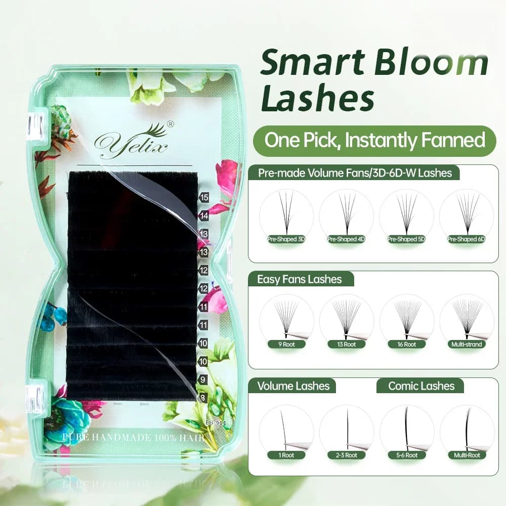 Smart Bloom Naadloze Wortel Easy Fan Volume Wimpers