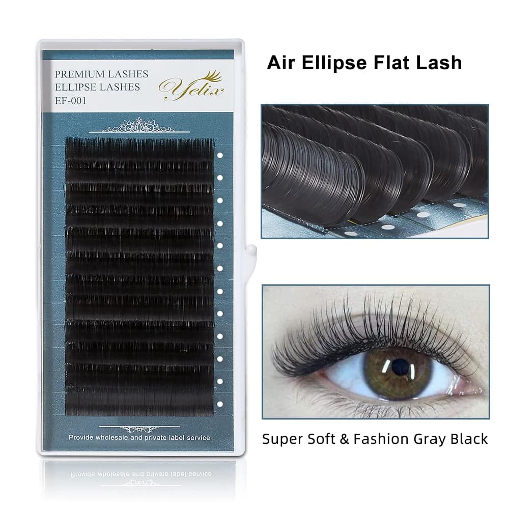 Air Flat D+ Curl Ellipse wimperextensions