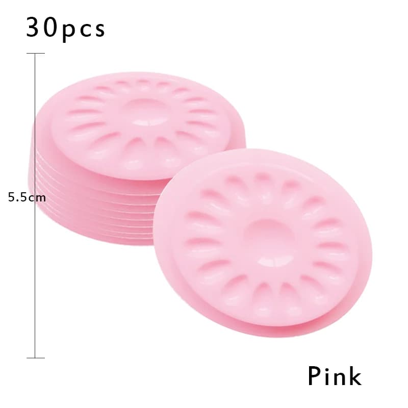 Bloemvormige plastic lijmhouder voor wimperextensions