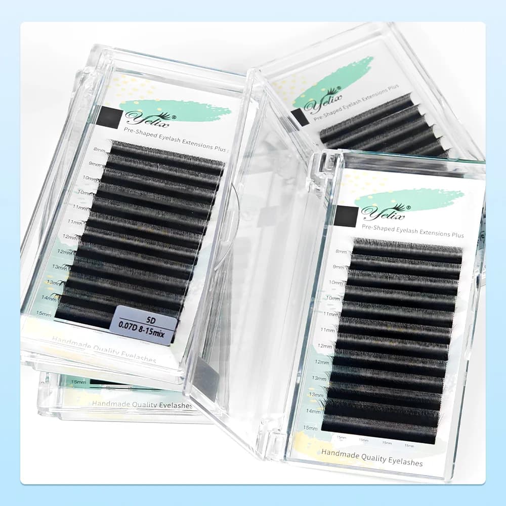 10 Dozen W-Vorm 5D Voorbereide Volume Fans