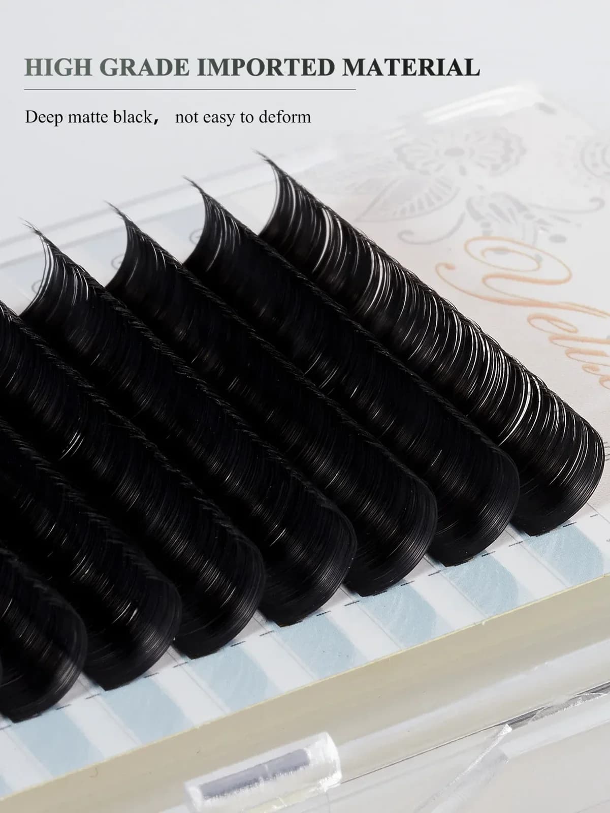 Klassieke Ellipse Flat Matte Natuurlijke Wimperextensions