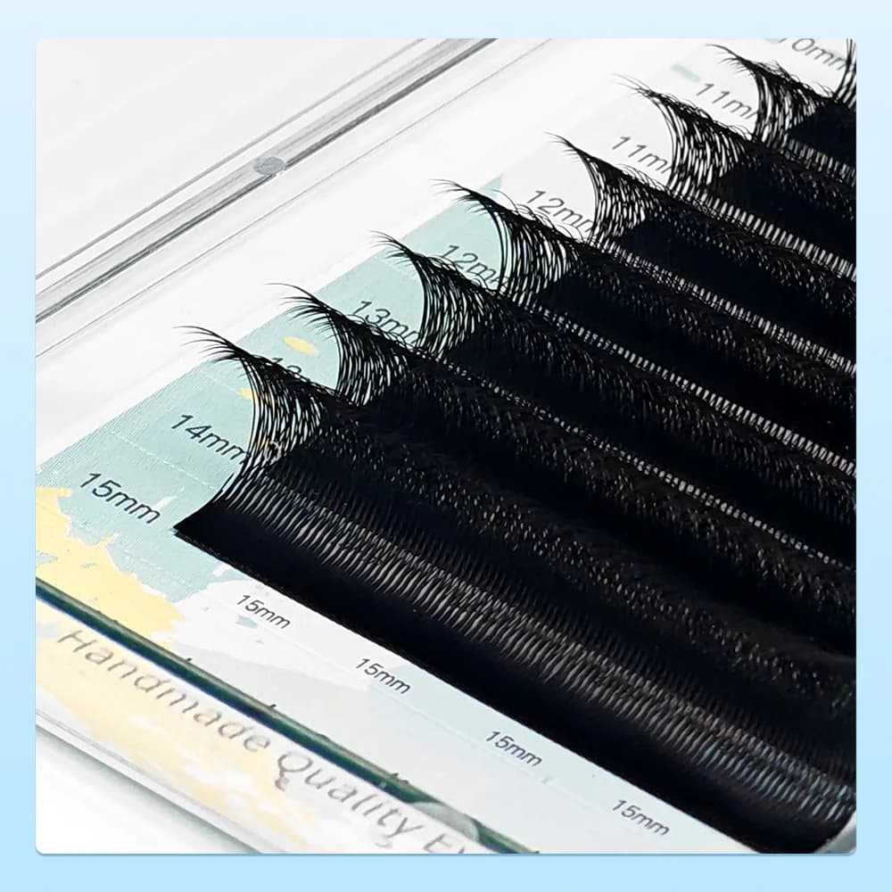 Smal 5D W Vorm Automatische Bloeiende Wimperextensions