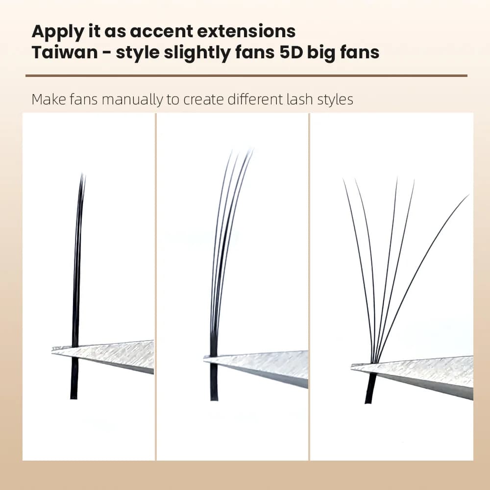 LU Curl 5D Flora Spike Individuele Wimperextensions